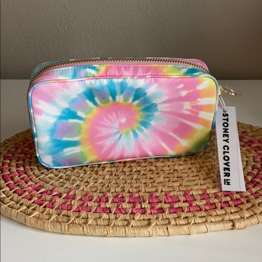 NWT STONEY CLOVER Tie Dye Small Pouch - Picture 3 of 5